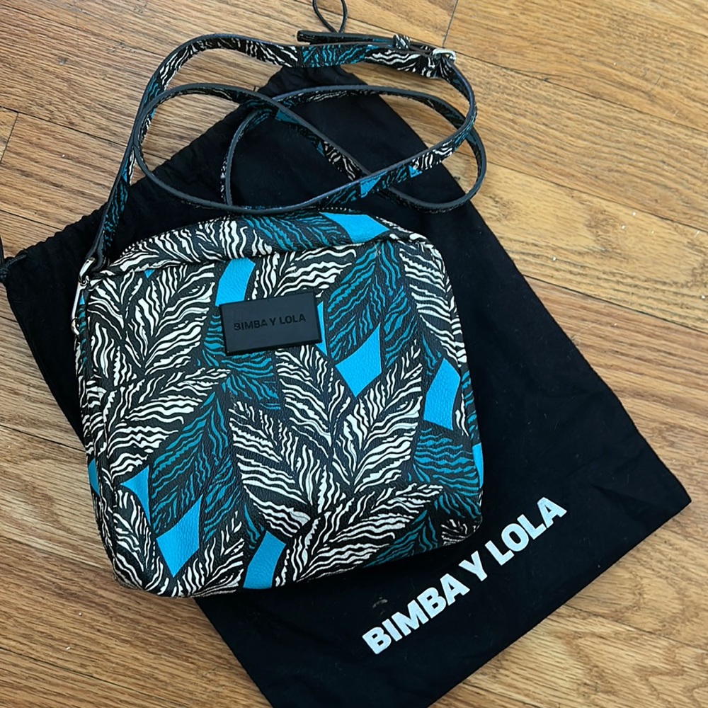 BIMBA Y LOLA special print edition summer 2015 tropical crossbody purse